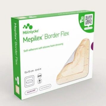 Mepilex Border Flex 4" x 4" - 10/Pk