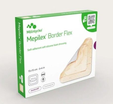 Mepilex Border Flex 4" x 4" - 10/Pk