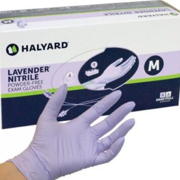 Halyard Lavender Nitrile Gloves - 250/Box