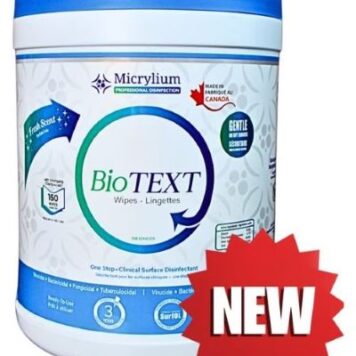 Biotext Disinfectant Wipes - 160/Can